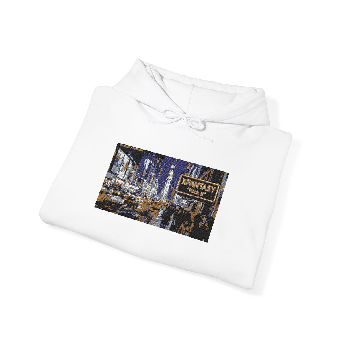 City Nights Hoodie - Sparkling Urban Skyline Hoodie